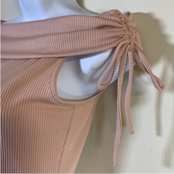 NEW! Lulus Never Enough Blush Pink Bodycon Dress. Medium. - Picture 5 of 11